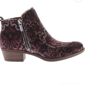 Lucky Brand Elegant Paisley Ankle Boots